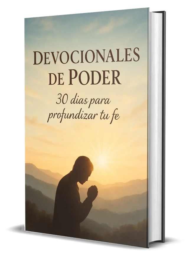 Portada de Devocionales de Poder, 30 días para profundizar tu fe