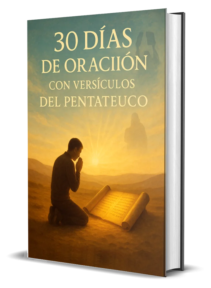 Portada de 30 Días de Oración con versículos del Pentateuco